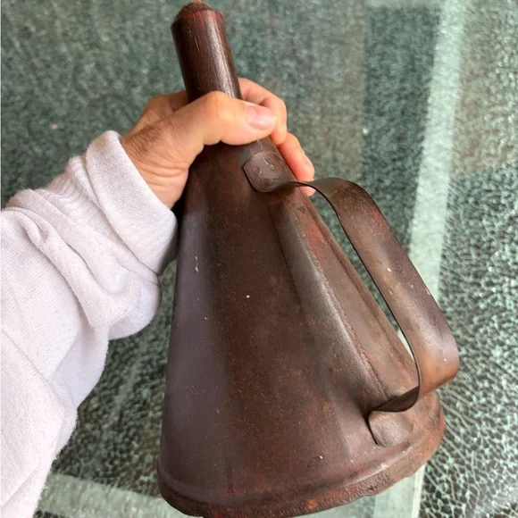Pittsburgh PA GEM MFG CO Vintage Metal Oil Funnel Teapot CIRCA 1880s